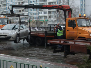 эвакуация автомобилей с улиц Эвакуация автомобилей при уборке снега с улиц