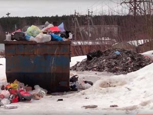 свалка рядом с снт в климовске