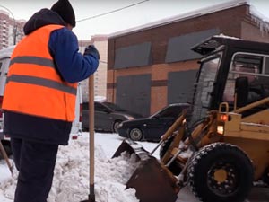 ручная уборка снега в Видном