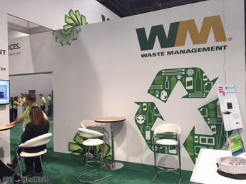 Стенд компании WM на выставке Wasteexpo-2015
