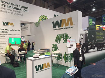 Стенд компании WM на выставке Wasteexpo-2015